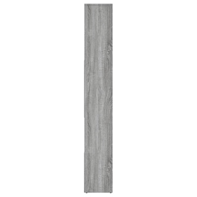 Kirjahylly harmaa Sonoma 67x24x161 cm tekninen puu