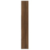 Kirjahylly ruskea tammi 67x24x161 cm tekninen puu