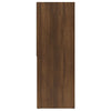 Kirjahylly ruskea tammi 67x24x161 cm tekninen puu