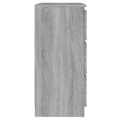 Senkki harmaa Sonoma 60x35x76 cm tekninen puu