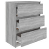 Senkki harmaa Sonoma 60x35x76 cm tekninen puu