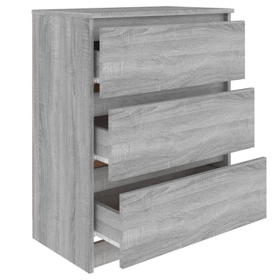 Senkki harmaa Sonoma 60x35x76 cm tekninen puu