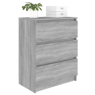 Senkki harmaa Sonoma 60x35x76 cm tekninen puu