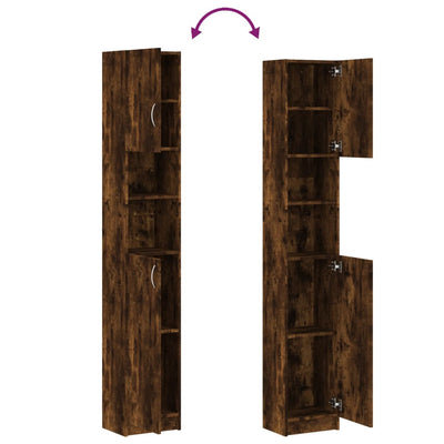 Savutammi kylpyhuoneen kaappi Jaunita 32x25,5x190cm (puinen)