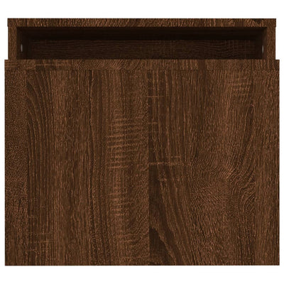Sohvapöytäsarja ruskea tammi 100x48x40 cm tekninen puu