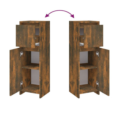 Savutammi kylpyhuoneen kaappi Ciang 30x30x95cm (puinen)