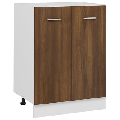 Alakaappi ruskea tammi 60x46x81,5 cm tekninen puu