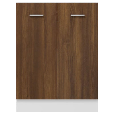 Alakaappi ruskea tammi 60x46x81,5 cm tekninen puu