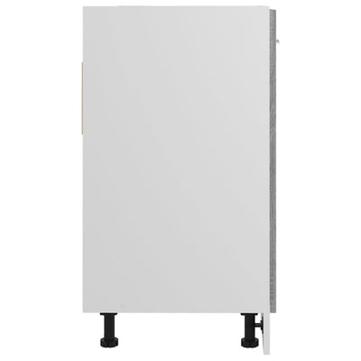 Harmaa allaskaappi Pompilas 80x46x81,5cm (puinen)