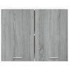 Harmaa riippuva kaappi Pompilas 80x31x60cm (puinen)