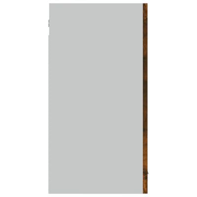 Riippuva lasikaappi savutammi 80x31x60 cm tekninen puu