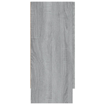 Vitriinikaappi harmaa Sonoma 120x30,5x70 cm tekninen puu