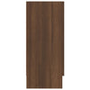 Vitriinikaappi ruskea tammi 120x30,5x70 cm tekninen puu
