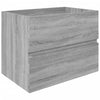 Allaskaappi harmaa Sonoma 60x38,5x45 cm tekninen puu