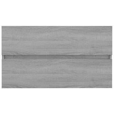 Allaskaappi harmaa Sonoma 80x38,5x45 cm tekninen puu