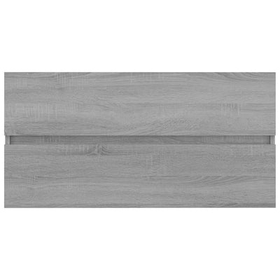 Allaskaappi harmaa Sonoma 90x38,5x45 cm tekninen puu