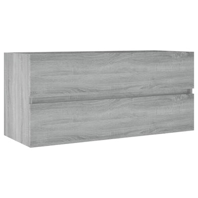 Allaskaappi harmaa Sonoma 100x38,5x45 cm tekninen puu