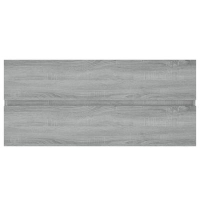 Allaskaappi harmaa Sonoma 100x38,5x45 cm tekninen puu