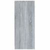 Kylpyhuoneen kaappi harmaa Sonoma 60x33x80 cm tekninen puu