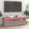 TV-tasot 2 kpl LED-valoilla harmaa Sonoma 60x35x40 cm
