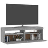 TV-tasot 2 kpl LED-valoilla harmaa Sonoma 60x35x40 cm
