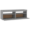 TV-tasot 2 kpl LED-valoilla harmaa Sonoma 60x35x40 cm