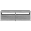 TV-tasot 2 kpl LED-valoilla harmaa Sonoma 60x35x40 cm