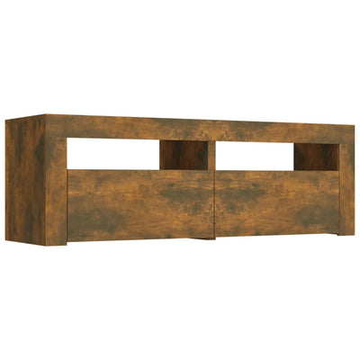 TV-taso LED-valoilla savutammi 120x35x40 cm