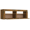 TV-taso LED-valoilla savutammi 120x35x40 cm