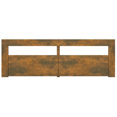 TV-taso LED-valoilla savutammi 120x35x40 cm