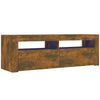 TV-taso LED-valoilla savutammi 120x35x40 cm