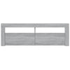 TV-taso LED-valoilla harmaa Sonoma 120x35x40 cm