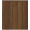 TV-taso LED-valoilla ruskea tammi 120x35x40 cm