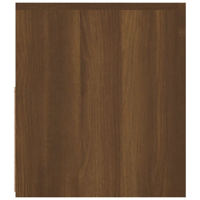 TV-taso LED-valoilla ruskea tammi 120x35x40 cm