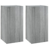 TV-tasot 2 kpl harmaa Sonoma 30,5x30x60 cm lastulevy