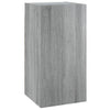TV-tasot 2 kpl harmaa Sonoma 30,5x30x60 cm lastulevy