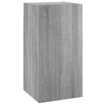 TV-tasot 2 kpl harmaa Sonoma 30,5x30x60 cm lastulevy
