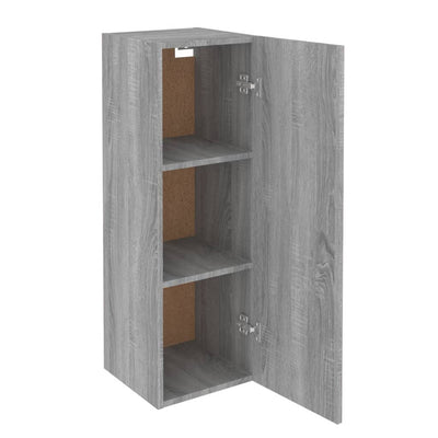 TV-taso harmaa Sonoma 30,5x30x90 cm tekninen puu