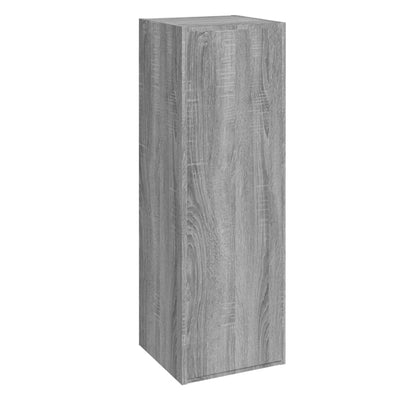 TV-tasot 2 kpl harmaa Sonoma 30,5x30x90 cm tekninen puu