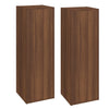 TV-taso 2 kpl ruskea tammi 30,5x30x90 cm tekninen puu