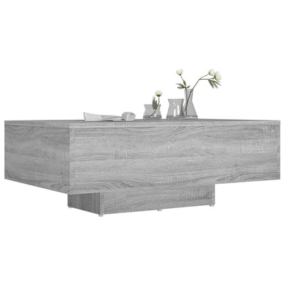 Sohvapöytä harmaa Sonoma 85x55x31 cm tekninen puu