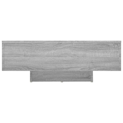 Sohvapöytä harmaa Sonoma 85x55x31 cm tekninen puu
