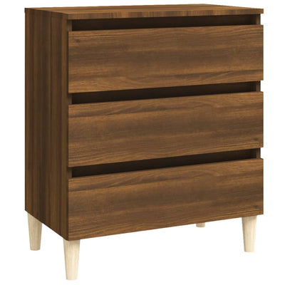 Senkki ruskea tammi 60x35x69 cm tekninen puu