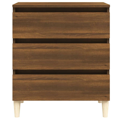 Senkki ruskea tammi 60x35x69 cm tekninen puu
