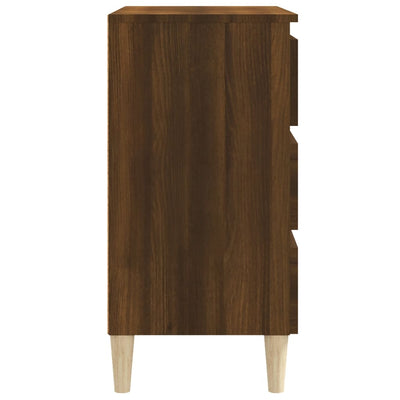 Senkki ruskea tammi 60x35x69 cm tekninen puu