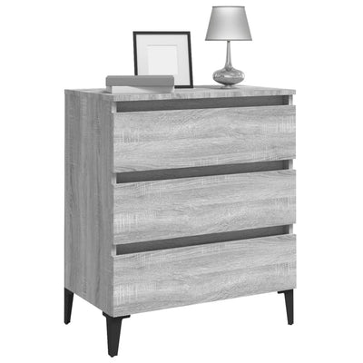 Senkki harmaa Sonoma 60x35x69 cm tekninen puu