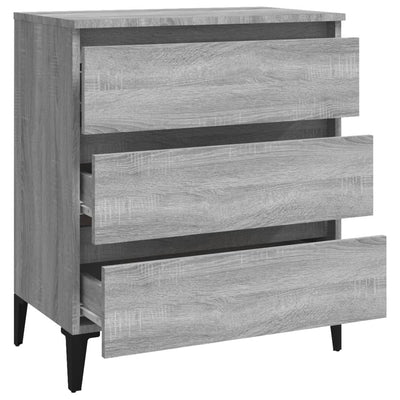 Senkki harmaa Sonoma 60x35x69 cm tekninen puu