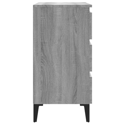 Senkki harmaa Sonoma 60x35x69 cm tekninen puu