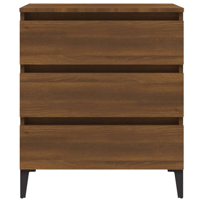 Senkki ruskea tammi 60x35x69 cm tekninen puu