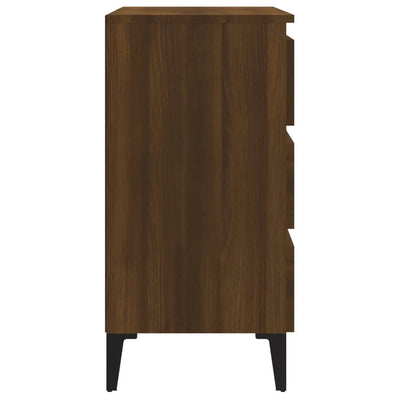 Senkki ruskea tammi 60x35x69 cm tekninen puu